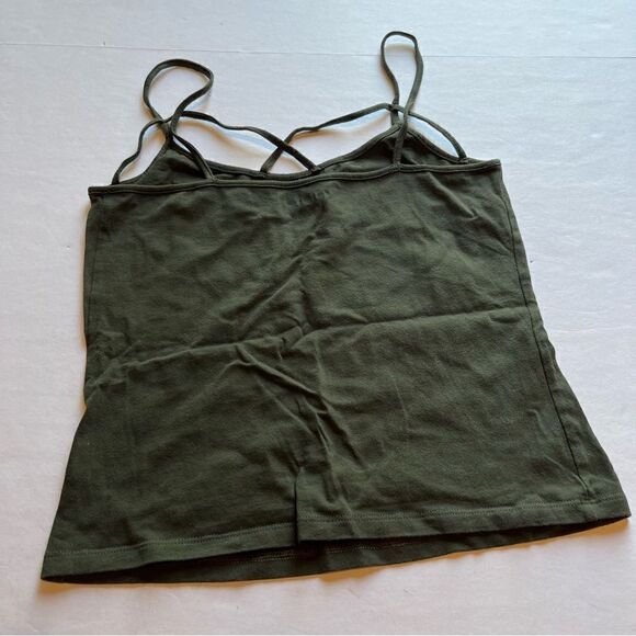 Charlotte Russe Tank tshirt  2 piece. green Medium NWOT - Picture 13 of 13
